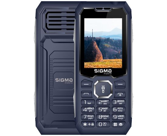 Мобильный телефон Sigma X-style 341 BRO Type-C Blue (4827798368428)
