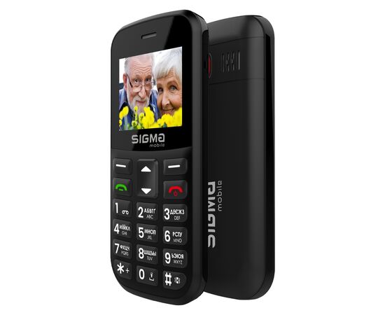 Мобильный телефон Sigma Comfort 50 EASY TYPE-C Black (4827798585214), изображение 5