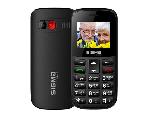 Мобільний телефон Sigma Comfort 50 EASY TYPE-C Black (4827798585214)