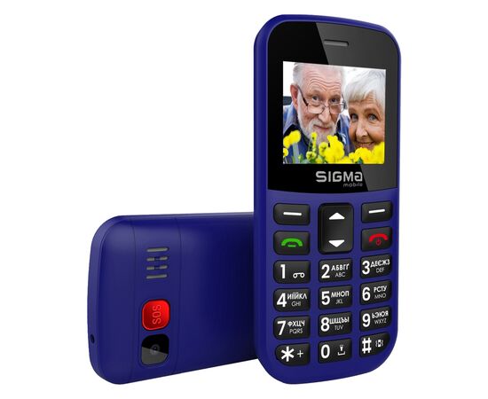 Мобільний телефон Sigma Comfort 50 EASY TYPE-C Blue (4827798585238), зображення 4