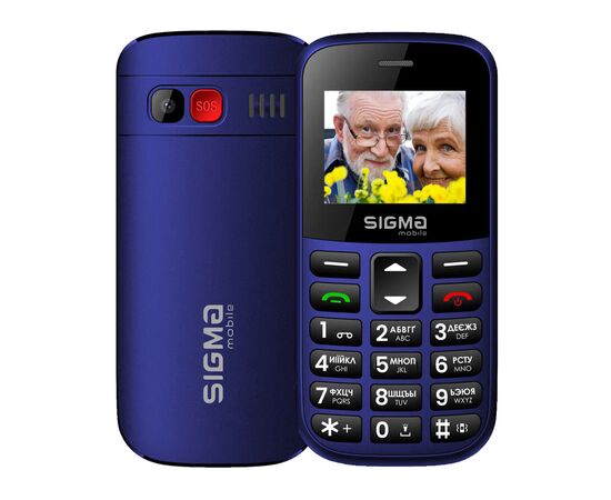 Мобільний телефон Sigma Comfort 50 EASY TYPE-C Blue (4827798585238)