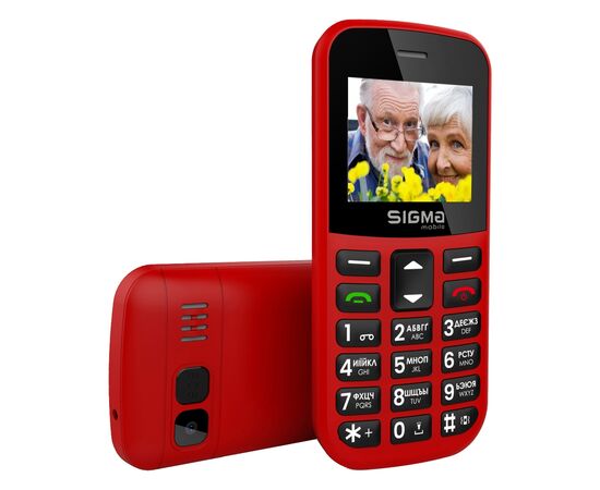 Мобильный телефон Sigma Comfort 50 EASY TYPE-C Red (4827798585221), изображение 4 Мобильный телефон Sigma Comfort 50 EASY TYPE-C Red (4827798585221), изображение 4