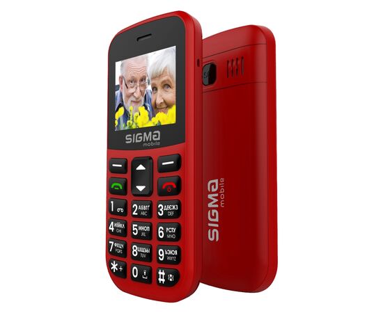 Мобильный телефон Sigma Comfort 50 EASY TYPE-C Red (4827798585221), изображение 5 Мобильный телефон Sigma Comfort 50 EASY TYPE-C Red (4827798585221), изображение 5