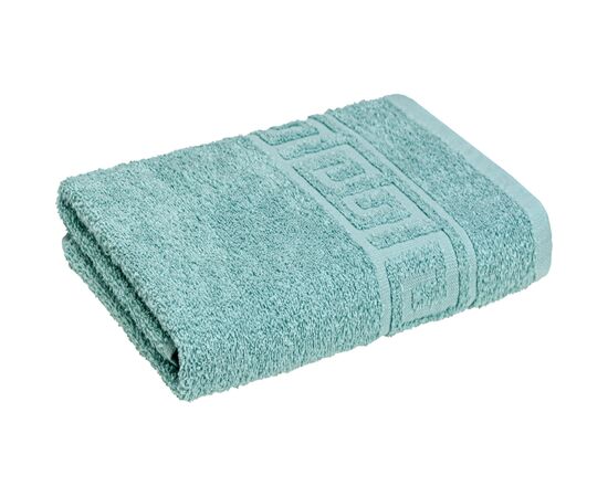 Полотенце Home Line махровое бордюрное (бирюзовое) 400 гр/м2, 50х90 см (179748)