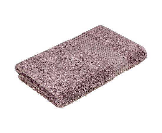 Полотенце Home Line махровое бордюрное (темно-сиреневое) 500 гр/м2, 50х90 см (181789)