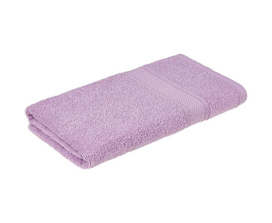 Полотенце Home Line махровое бордюрное (сиреневое) 400 гр/м2, 70х140 см (181824)