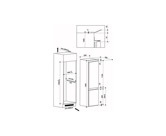 Холодильник Whirlpool ART 9610/A+ (ART9610/A+), изображение 2 Холодильник Whirlpool ART 9610/A+ (ART9610/A+), изображение 2