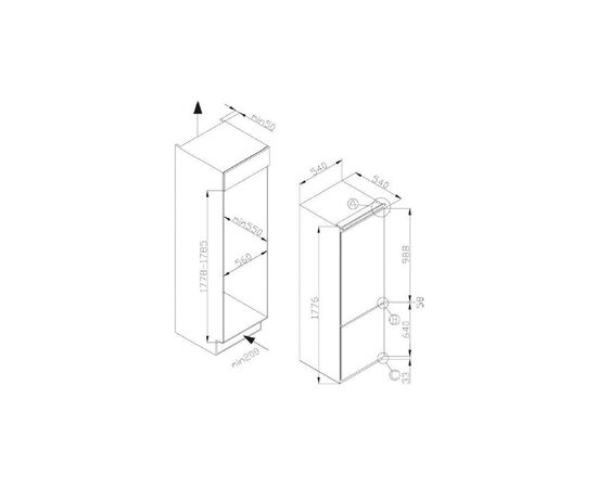 Холодильник Hansa BK 316.3 AA, изображение 2 Холодильник Hansa BK 316.3 AA, изображение 2