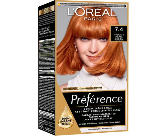 Краска для волос L'Oreal Paris Preference 74 - Интенсивный медный (3600521410370)