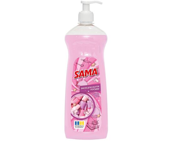 Засіб для ручного миття посуду Sama Bubble Gum 1000 г (4820270632116)