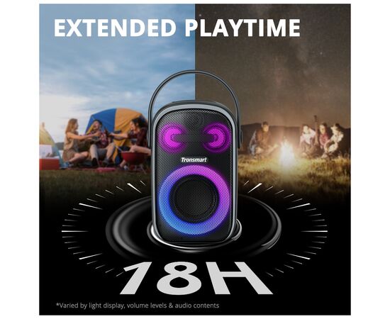 Акустическая система Tronsmart Halo 100 Black (862339), изображение 7 Акустическая система Tronsmart Halo 100 Black (862339), изображение 7