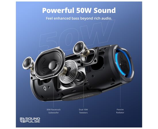 Акустическая система Tronsmart Mirtune S100 Black (1120931), изображение 2 Акустическая система Tronsmart Mirtune S100 Black (1120931), изображение 2