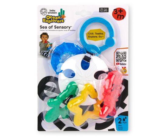 Прорезыватель Baby Einstein Sea of Sensory (13158), изображение 2 Прорезыватель Baby Einstein Sea of Sensory (13158), изображение 2