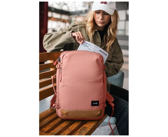 Рюкзак туристический Pacsafe Go Carry-on 34L рожевий (35155340), изображение 10 Рюкзак туристический Pacsafe Go Carry-on 34L рожевий (35155340), изображение 10