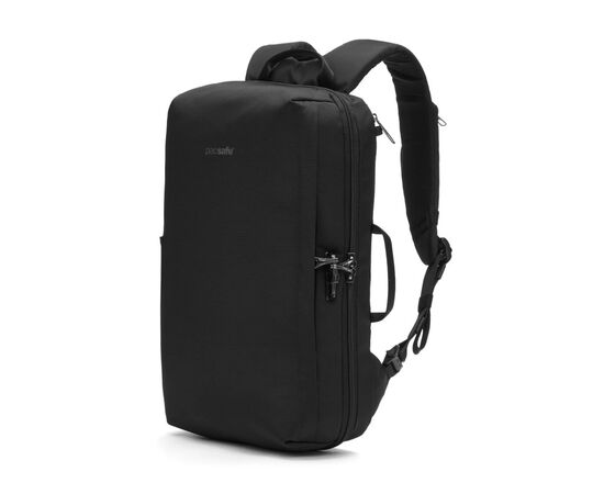 Рюкзак туристический Pacsafe Metrosafe X Anti-Theft 16" commuter чорний (30635100), изображение 3 Рюкзак туристический Pacsafe Metrosafe X Anti-Theft 16" commuter чорний (30635100), изображение 3