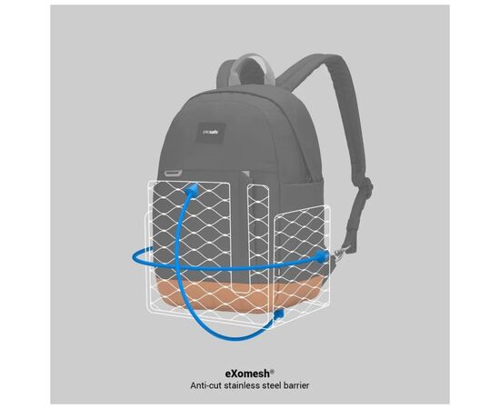 Рюкзак туристический Pacsafe Go 15L свіжий м'ятний (35110528), изображение 7 Рюкзак туристический Pacsafe Go 15L свіжий м'ятний (35110528), изображение 7