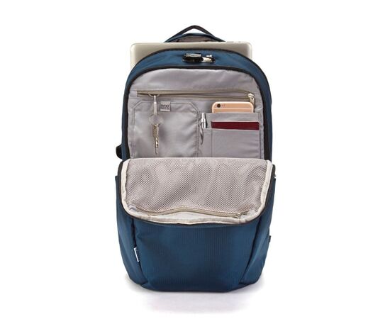 Рюкзак туристический Pacsafe Vibe 25L Econyl backpack синій (40100641), изображение 3 Рюкзак туристический Pacsafe Vibe 25L Econyl backpack синій (40100641), изображение 3