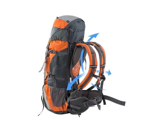 Рюкзак туристический Naturehike NH70B070-B 70+5 л Orange (6927595709016), изображение 6 Рюкзак туристический Naturehike NH70B070-B 70+5 л Orange (6927595709016), изображение 6