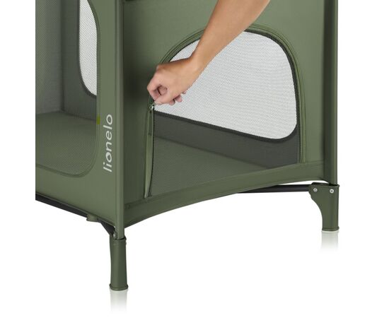 Детский манеж Lionelo JASMIN EASY FOLD GREEN OLIVE (LO-JASMIN EASY FOLD GREEN OLIVE), изображение 9 Детский манеж Lionelo JASMIN EASY FOLD GREEN OLIVE (LO-JASMIN EASY FOLD GREEN OLIVE), изображение 9