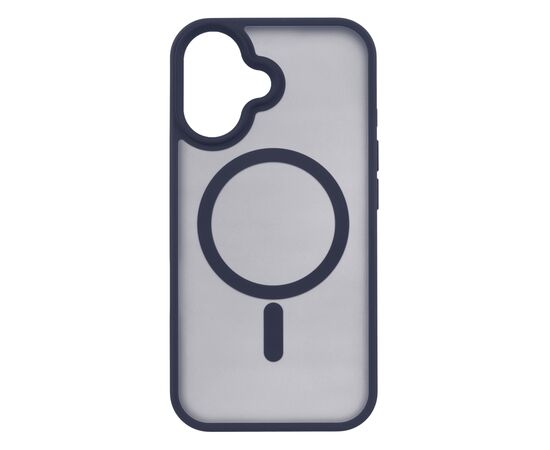 Чохол до мобільного телефона 2E iPhone 16 Soft Touch MagSafe Cover dark blue (2E-IPH-16-OCLS-DL)