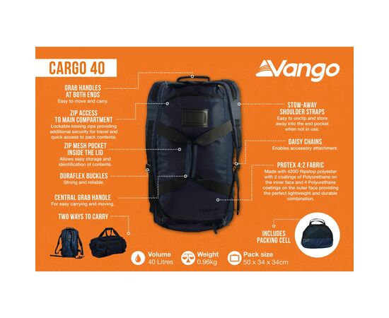 Дорожня сумка Vango Cargo 40 Moonlit Ocean (RUUCARGO0000004) (930852), зображення 8 Дорожня сумка Vango Cargo 40 Moonlit Ocean (RUUCARGO0000004) (930852), зображення 8