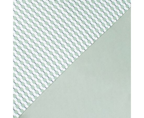 Постельное белье Emanuela Galizzi Daisy серо-зеленый сатин евро (175190), изображение 2 Постельное белье Emanuela Galizzi Daisy серо-зеленый сатин евро (175190), изображение 2