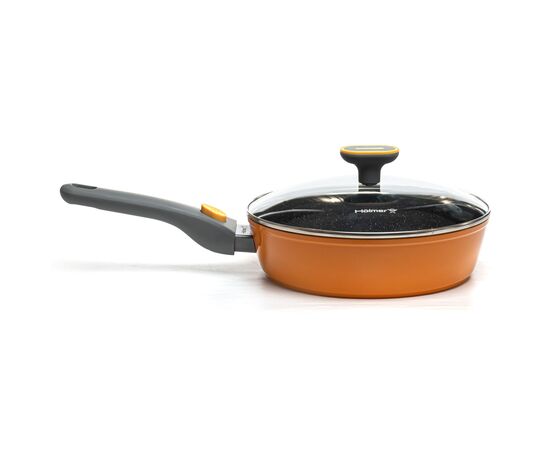 Сотейник Hölmer Star Sunny Premium кований з кришкою 24 см (DF-42824-SDMOL Star Sunny Premium)