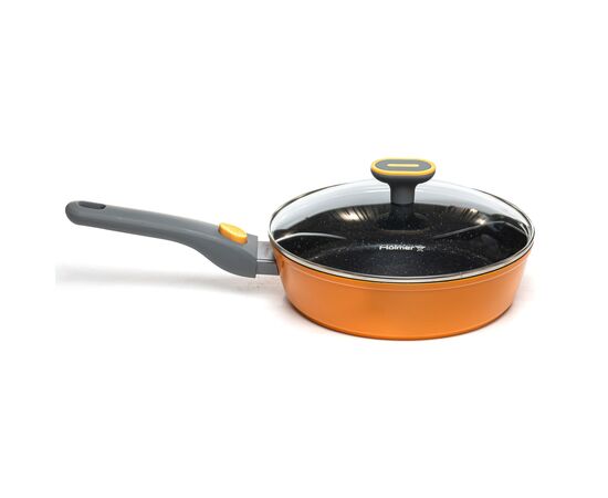 Сотейник Hölmer Star Sunny Premium кований з кришкою 26 см (DF-42826-SDMOL Star Sunny Premium), изображение 2 Сотейник Hölmer Star Sunny Premium кований з кришкою 26 см (DF-42826-SDMOL Star Sunny Premium), изображение 2