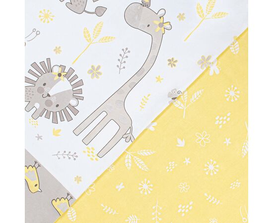Дитячий постільний набір Home Line Мадагаскар (кавово-жовтий/світло-жовтий) (183209), зображення 2 Дитячий постільний набір Home Line Мадагаскар (кавово-жовтий/світло-жовтий) (183209), зображення 2