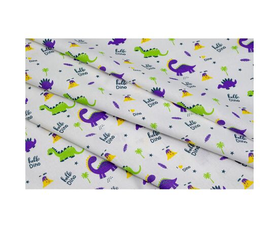 Дитячий постільний набір Home Line Динозаврика (салатово-фіолетовий) (183367), зображення 2 Дитячий постільний набір Home Line Динозаврика (салатово-фіолетовий) (183367), зображення 2