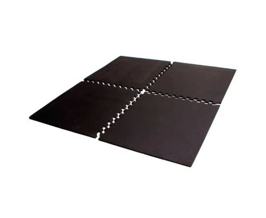 Килимок для фітнесу Toorx Interlocking 4 елементи 61х61х1,2 см Antracite (MAT-60) (931144)