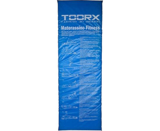 Коврик для фитнеса Toorx Padded Exercise 181х60х2,5 см з антиковзною поверхнею Blu/Rosso (MAT-GE) (931149), изображение 2 Коврик для фитнеса Toorx Padded Exercise 181х60х2,5 см з антиковзною поверхнею Blu/Rosso (MAT-GE) (931149), изображение 2