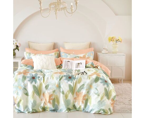 Постільна білизна Home Line Барви (світло-блакитний) сатин євро (182998), зображення 2 Постільна білизна Home Line Барви (світло-блакитний) сатин євро (182998), зображення 2