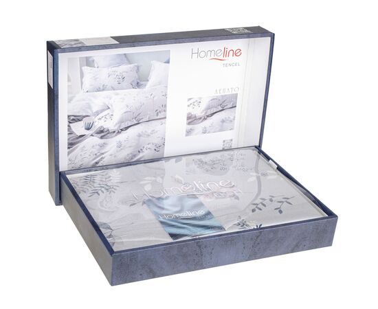 Постельное белье Home Line Сатин Тенсел Лепато евро (187065)