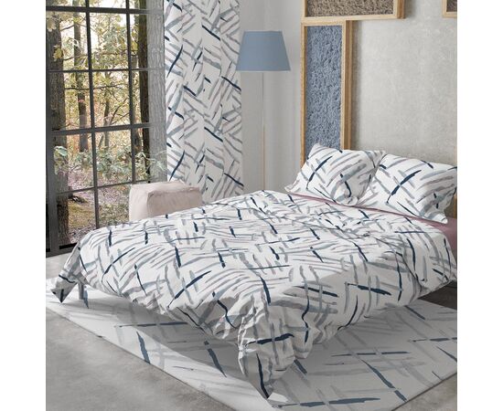 Постельное белье Home Line Сине-белый фланель евро (178686), изображение 2 Постельное белье Home Line Сине-белый фланель евро (178686), изображение 2