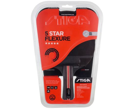 Ракетка для настольного тенниса Stiga Flexure 5 Star FL (1215-4016-01) (931285), изображение 4 Ракетка для настольного тенниса Stiga Flexure 5 Star FL (1215-4016-01) (931285), изображение 4