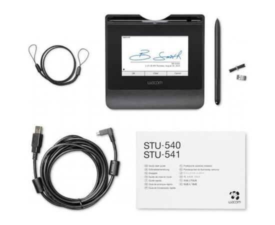 Графічний планшет Wacom Signature STU-540 (STU540-CH2), зображення 6 Графічний планшет Wacom Signature STU-540 (STU540-CH2), зображення 6