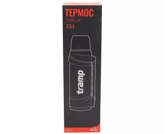 Термос Tramp Travel Line 2,5 л Black (UTRC-141-black), изображение 12 Термос Tramp Travel Line 2,5 л Black (UTRC-141-black), изображение 12