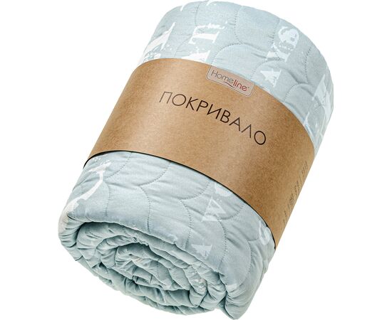 Покривало Home Line стьобане (ментол) 160х210 (183985)