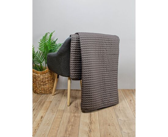 Покрывало Home Line стеганое (шоколадний) 160х210 (178206), изображение 2 Покрывало Home Line стеганое (шоколадний) 160х210 (178206), изображение 2