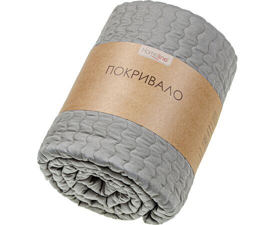 Покривало Home Line стьобане двостороннє (кавовий) 210х240 (181960)