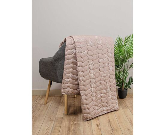 Покрывало Home Line Belive стеганое (бежевый) 210х240 (183988), изображение 2 Покрывало Home Line Belive стеганое (бежевый) 210х240 (183988), изображение 2