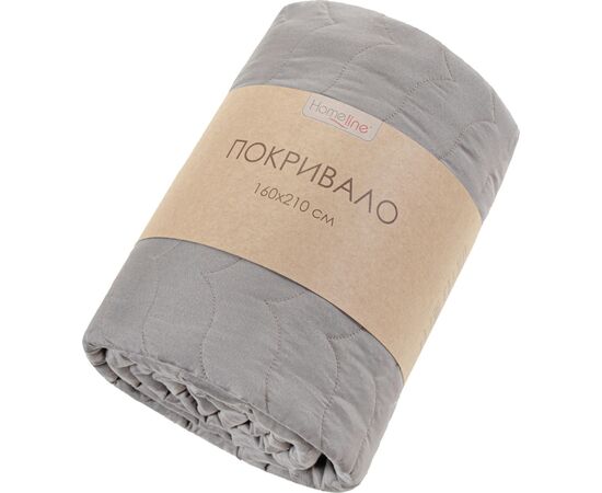 Покривало Home Line стьобане (кавовий) 210х240 (178204)