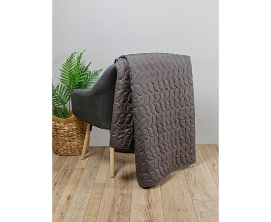 Покрывало Home Line стеганое (шоколадный) 210х240 (178207), изображение 2 Покрывало Home Line стеганое (шоколадный) 210х240 (178207), изображение 2