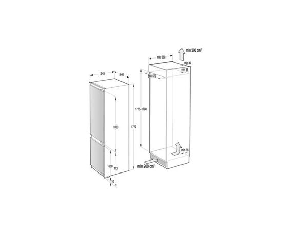 Холодильник Gorenje RKI2181E1, изображение 5 Холодильник Gorenje RKI2181E1, изображение 5