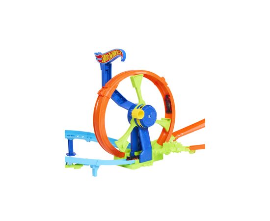 Автотрек Hot Wheels Stunt tracks Гонки на виражах (JBX65), изображение 3 Автотрек Hot Wheels Stunt tracks Гонки на виражах (JBX65), изображение 3