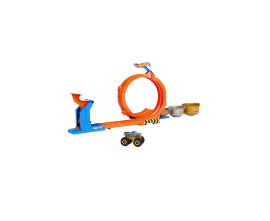 Автотрек Hot Wheels Monster Trucks Петлі та трюки (JBX64)