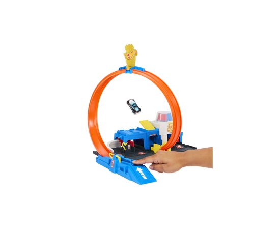 Автотрек Hot Wheels City Суперполіцейський відділок (JBM71), зображення 2 Автотрек Hot Wheels City Суперполіцейський відділок (JBM71), зображення 2