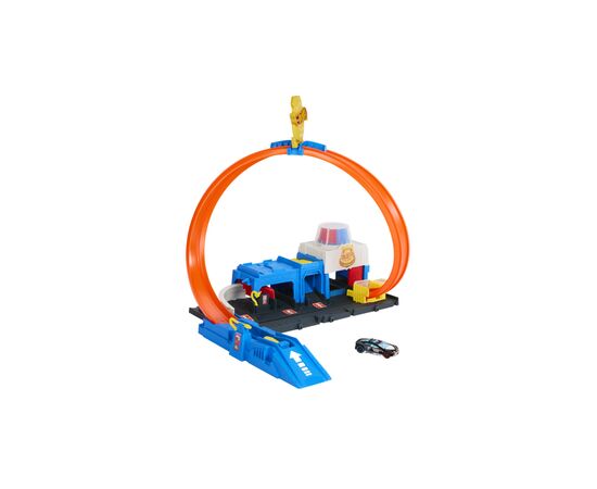 Автотрек Hot Wheels City Суперполицейский участок (JBM71)