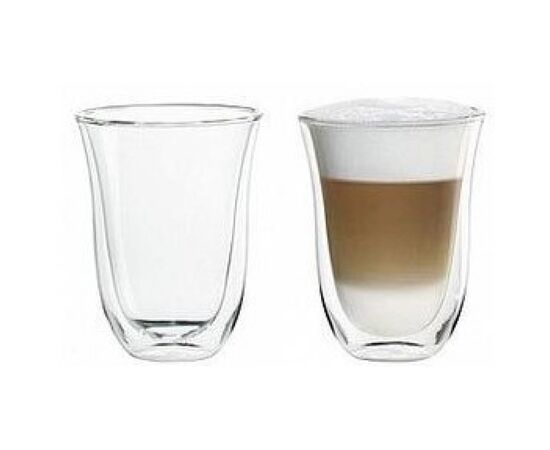 Набір чашок DeLonghi Latte Macchiato 2 шт 220 мл (00000010992), зображення 2 Набір чашок DeLonghi Latte Macchiato 2 шт 220 мл (00000010992), зображення 2